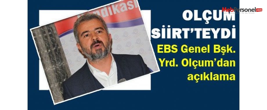 Atilla OLÇUM:  Eğitim Bir-Sen medeniyet değerlerini merkeze almıştır.