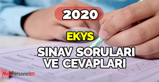 Sizden gelen EKYS soruları ve cevapları (16 MART 2020)