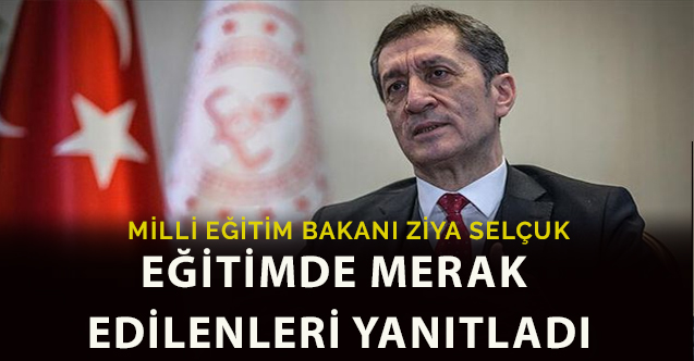 Bakan Ziya Selçuk'tan Gündeme Dair Önemli Açıklamalar