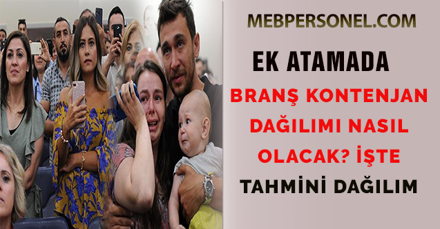Öğretmen Atamaları Branş Kontenjanları Dağılımı Nasıl Olacak? İşte Ek Atama Tahmini Dağılımı