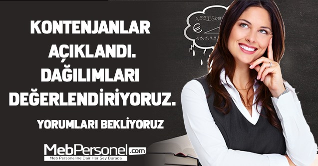 Öğretmen Atamaları Ek Atama Kontenjanları Açıklandı- Dağılımı Değerlendiriyoruz