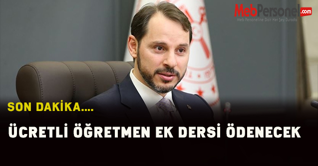 Ücretli öğretmenlerin ek dersleri ödenecek