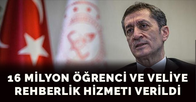 MEB: 16 milyon öğrenci ve veliye rehberlik hizmeti verildi