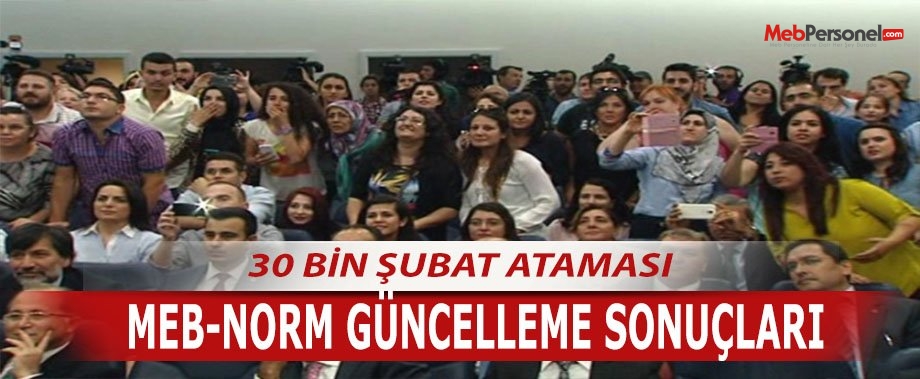 Öğretmen Atamaları Öncesi Norm Güncelleme Sonuçları