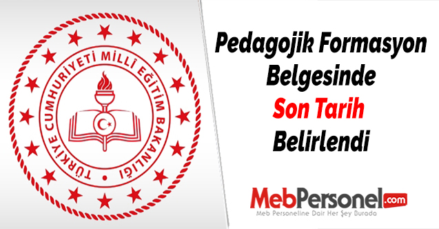 Pedagojik Formasyon Belgesinde Son Tarih Belirlendi