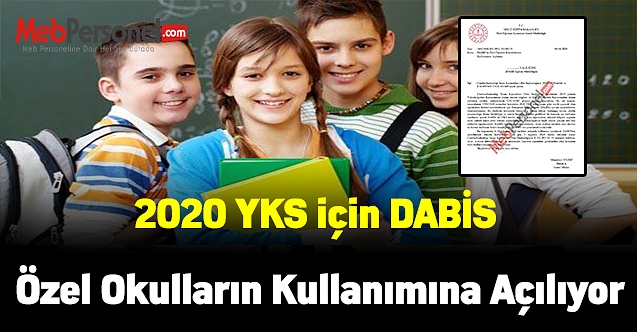 2020 YKS için Danışma bilgi sistemi özel okulların kullanımına açılıyor