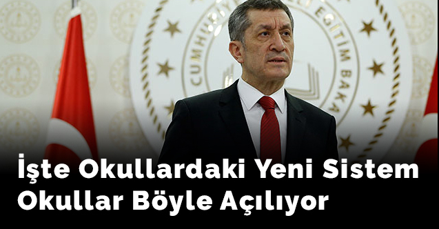 İşte Okullardaki Yeni Sistem-Okullar Böyle Açılıyor
