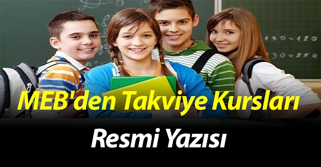 MEB'den takviye kursları yazısı