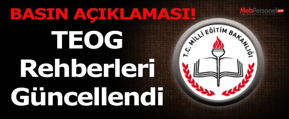 TEOG rehberleri güncellendi