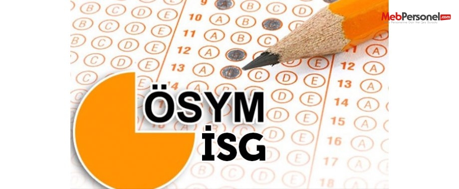 2015 İSG Sınav (İş Sağlığı ve Güvenliği) Soruları ve Cevapları | 5 Aralık - ÖSYM
