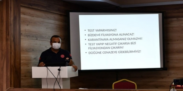 Pozitif vakaların yüzde 10'u hastanede yatıyor
