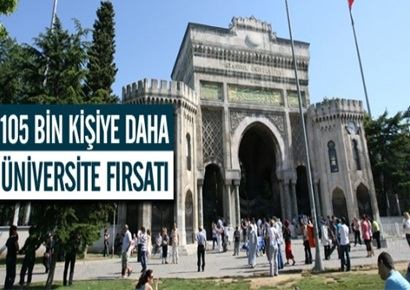 105 bin kişiye daha üniversite fırsatı