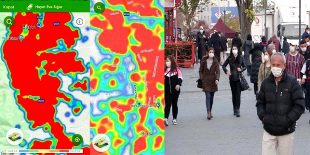 Bu  ilimizde risk haritası 3 ayda kırmızıya döndü