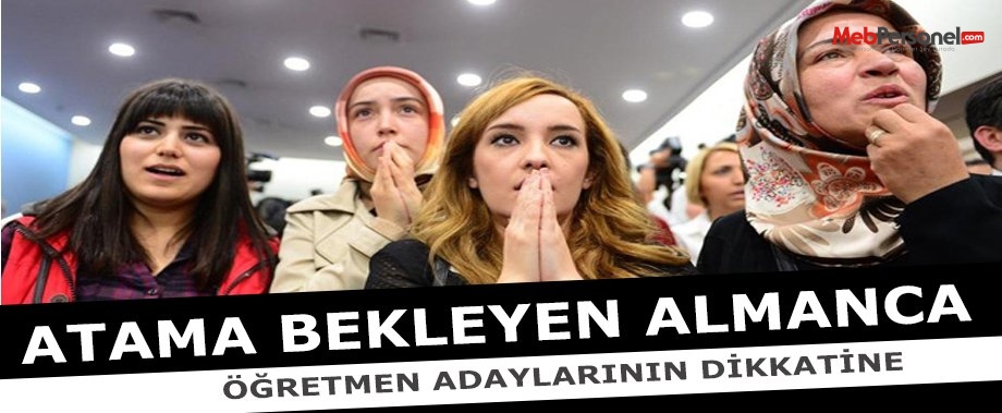 Almanca  Öğretmenliği Branş Analizi İçin Bize Yazın