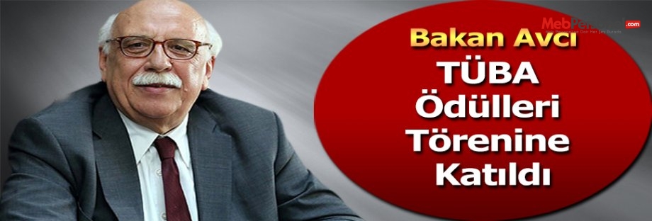 Bakan Avcı, TÜBA ödülleri törenine katıldı