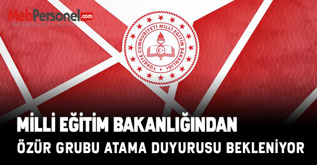 MEB'den 2021 Özür Grubu Atama Duyurusu Bekleniyor