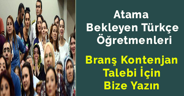 Türkçe Öğretmenliği  Branş Kontenjan Analizi İçin Bize Yazın