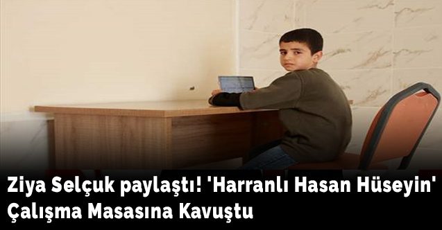 Ziya Selçuk paylaştı! 'Harranlı Hasan Hüseyin' çalışma masasına kavuştu