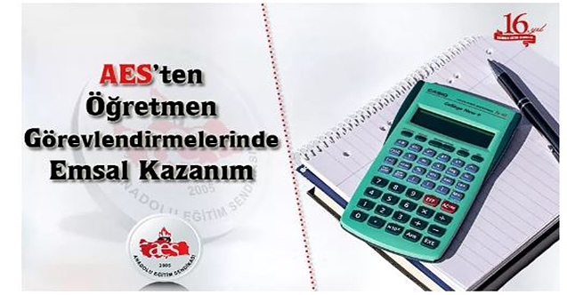 AES’ten öğretmen görevlendirmelerinde emsal kazanım