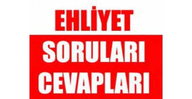 Ehliyet Sınav Soruları Ve Cevapları Paylaşım Platformu(2015)