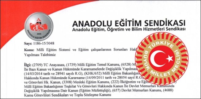 AES'in Öğretmenler Adına Önemli Talepleri Meclise ve MEB'e  Ulaştı