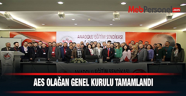 AES Olağan Genel Kurulunu Hedef Büyüterek Tamamladı