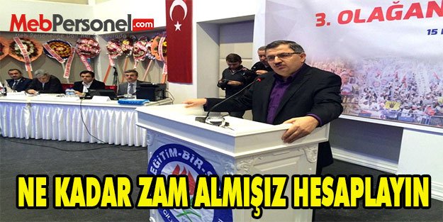 AHMET GÜNDOĞDU: NE KADAR ZAM ALMIŞIZ HESAPLAYIN