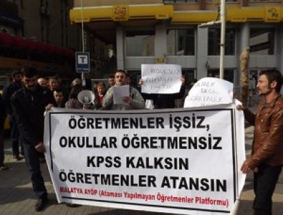 Ataması Yapılmayan Öğretmenler Sokağa Çıktı
