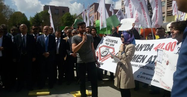 Atanamayan Öğretmenlerin Eylemine Sendika Desteği