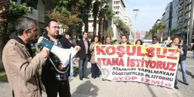 Atanmayan öğretmenler kalem kırdı