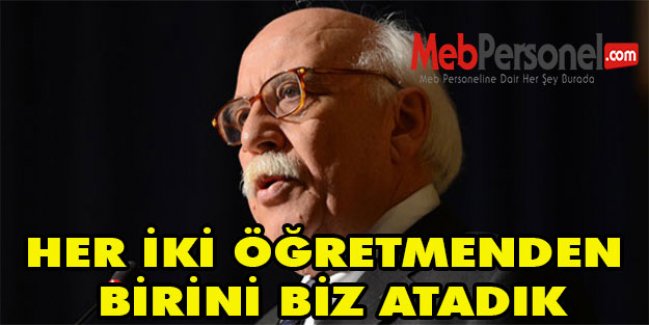 AVCI: HER İKİ ÖĞRETMENDEN BİRİNİ BİZ ATADIK
