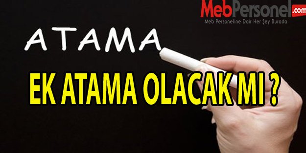 BOŞ KALAN KONTENJANLARA ÖĞRETMEN ATAMASI YAPILACAK MI ?