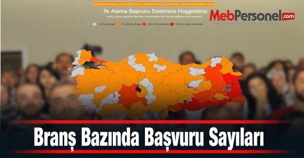Branşlara Göre Başvuru Sayıları