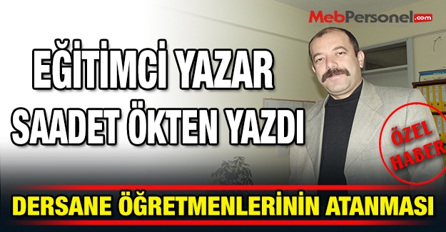 Dersane Öğretmenlerinin Atanması