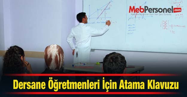 Dershane Öğretmenleri  Atama Kılavuzu 2015