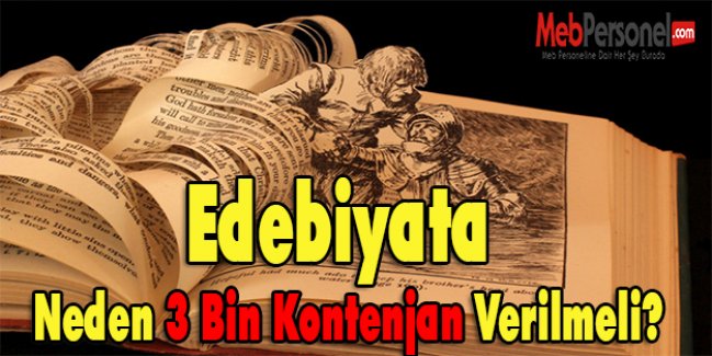 Edebiyata Neden 3 Bin Kontenjan Verilmeli?