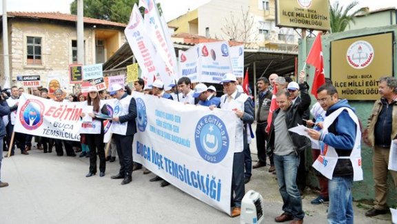 Eğitimcilerden 'ücretsiz nöbete' tepki