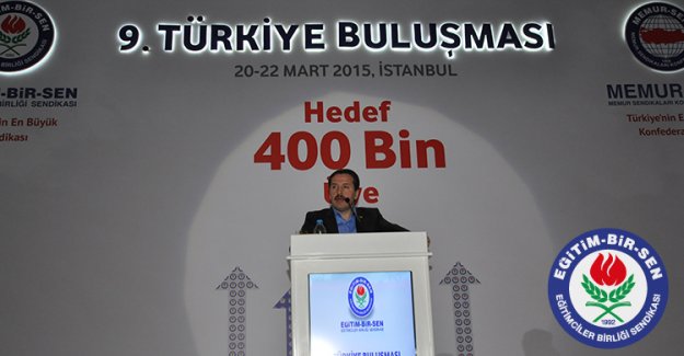 Eğitim Bir Sen ‘400 bin üye hedefi’ ile toplandı