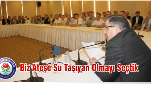 Eğitim Bir Sen: Biz Ateşe Su Taşıyan Olmayı Seçtik