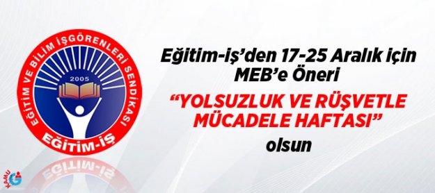 Eğitim-İş'ten MEB'e Öneri