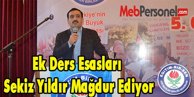 Ek Ders Esasları Sekiz Yıldır Mağdur Ediyor
