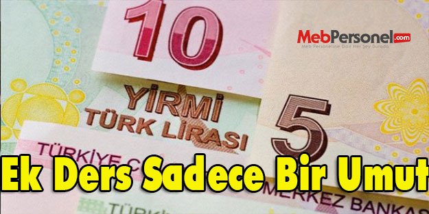 Ek Ders Sadece Bir Umut