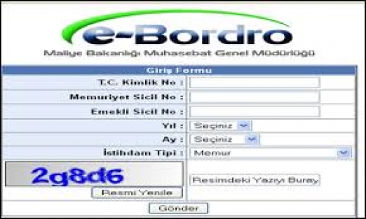 2014 Ekim Ayı Maaş Bordrosu Sisteme Yansıltıldı