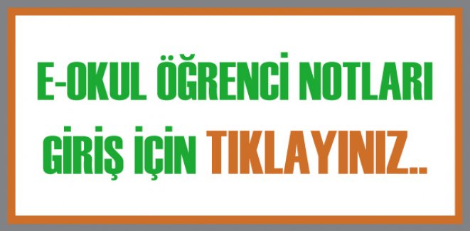 E okul karne notları 2015 (2.Dönem E okul karne Veli VBS )