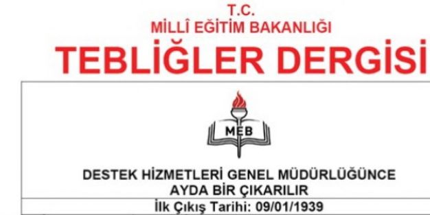 2014 Eylül ayı tebliğler dergisi yayımlandı