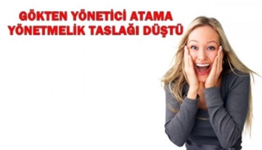 Gökten Yönetmelik Taslağı Düştü