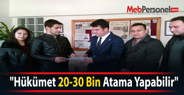 “Hükümet Seçim Öncesi Öğretmen Atamaları İçin Çalışma Yapıyor “