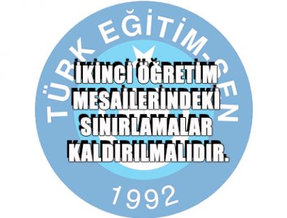 İKİNCİ ÖĞRETİM MESAİLERİNDEKİ SINIRLAMALAR KALDIRILMALIDIR