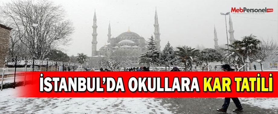 İstanbul'da Yarın Okullar Tatil! Vasip Şahin Açıkladı