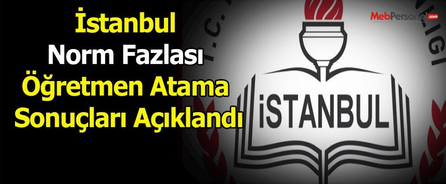 İstanbul Norm Fazlası Öğretmen Atama Sonuçları Açıklandı